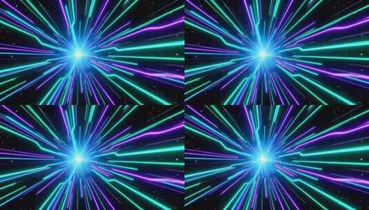 光速光线穿梭隧道穿梭科技光线科技4K高清在线视频素材下载