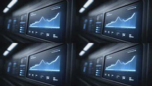 智能数据分析界面呈现商业增长趋势高清在线视频素材下载