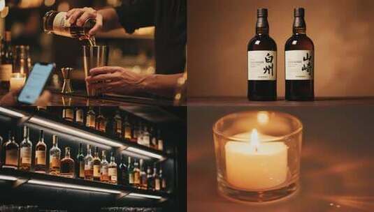 昏暗的复古风格酒吧高清在线视频素材下载