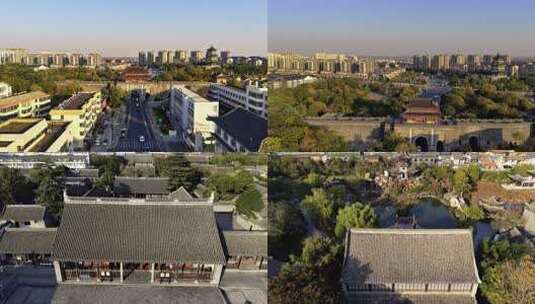 淮安区景点航拍高清在线视频素材下载