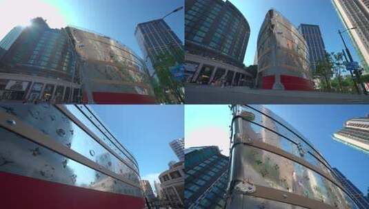 上海lv巨轮路易号建筑高清在线视频素材下载