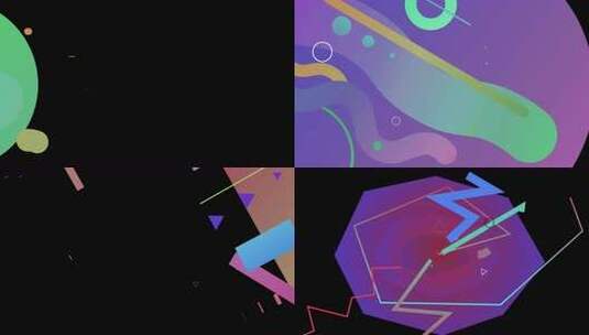 20个图形MG转场（带通道）4K高清在线视频素材下载