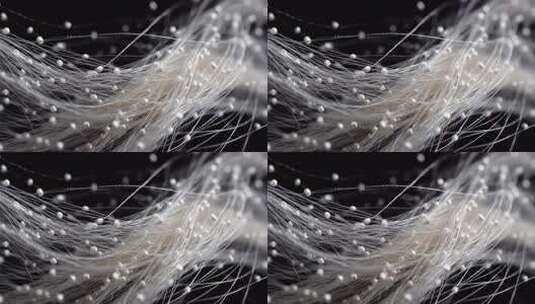 丝状物体微距特写画面高清在线视频素材下载