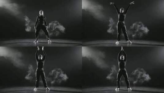 舞者舞台舞蹈表演高清在线视频素材下载