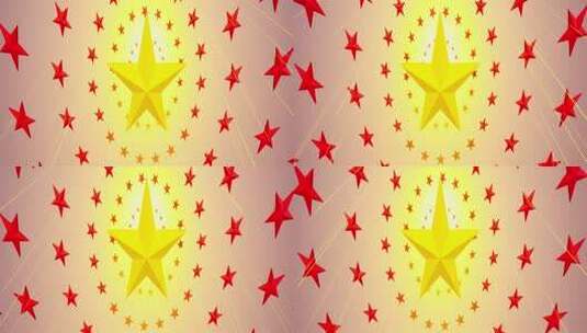 红色五角星动态背景高清在线视频素材下载