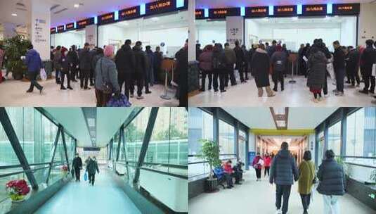 医院就医的人们高清在线视频素材下载