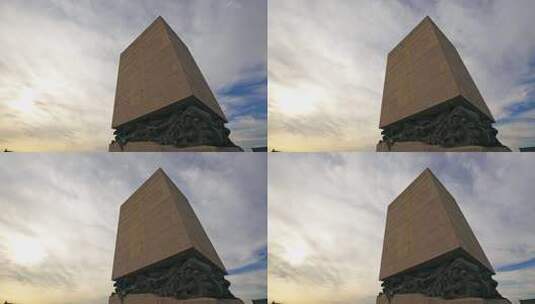 人民英雄纪念碑延时高清在线视频素材下载