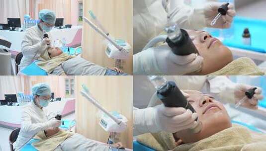 4K医疗美容之短波理疗高清在线视频素材下载