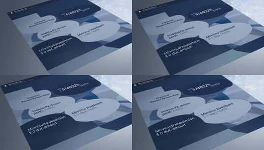 金融投资数据报表展示高清在线视频素材下载