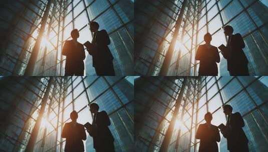 商务合作商务人士商务签约商务握手商务办公高清在线视频素材下载