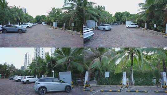 三亚充电站高清在线视频素材下载