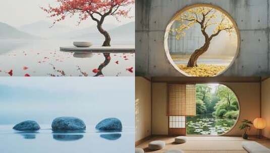 禅意空间设计高清在线视频素材下载