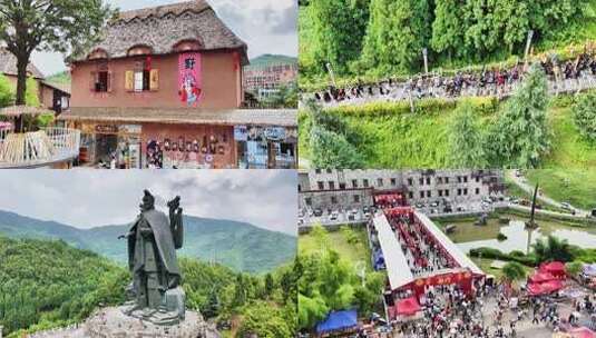 4k 万人火把节庆典人群狂欢宣传片高清在线视频素材下载