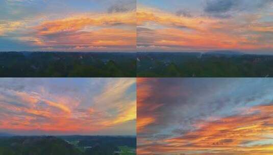 395-4K唯美天空晚霞高清在线视频素材下载