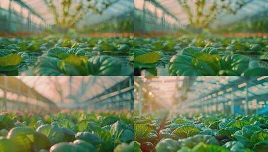 大棚种植农作物种菜ai素材原创高清在线视频素材下载