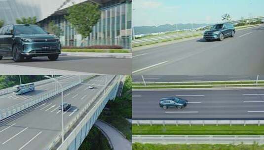 问届汽车行驶，国产新能源高清在线视频素材下载