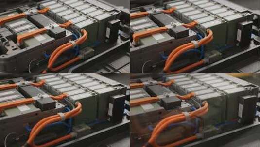 新能源汽车锂电池技术精密工业场景高清在线视频素材下载