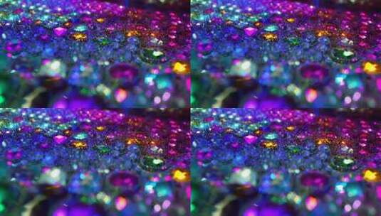 多彩闪亮钻石微距素材高清在线视频素材下载