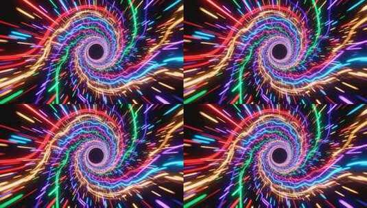 光速粒子冲击特效 穿梭时空片头 时光隧道高清在线视频素材下载