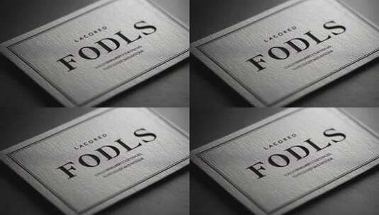 简约名片设计展现高端品牌形象高清在线视频素材下载