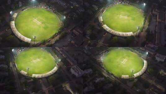 城市足球训练场高清在线视频素材下载