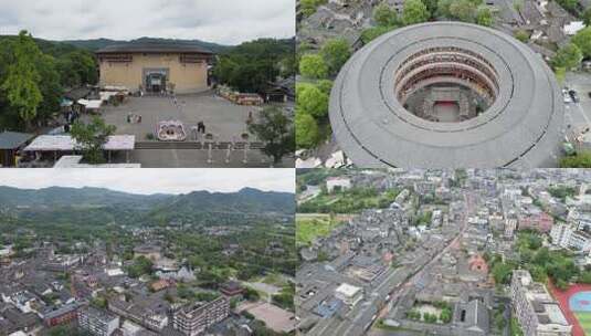 四川洛带古镇，客家围屋，非遗文化传承高清在线视频素材下载