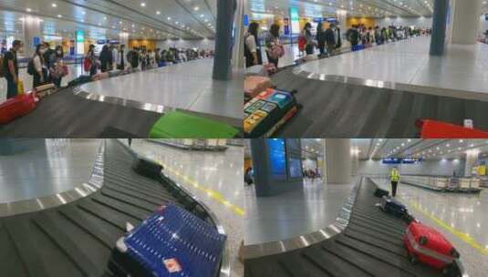 机场行李托运高清在线视频素材下载