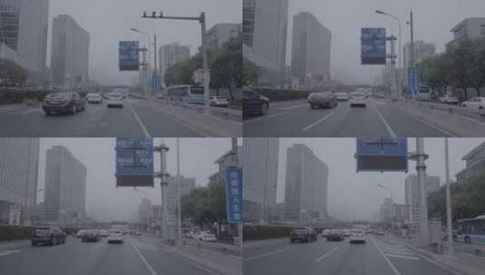 北京国贸清晨高清在线视频素材下载