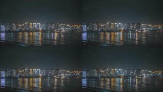 海边建筑夜景高清在线视频素材下载