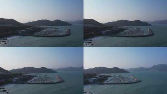 旅游度假海景观光深圳浪骑游艇会K高清在线视频素材下载