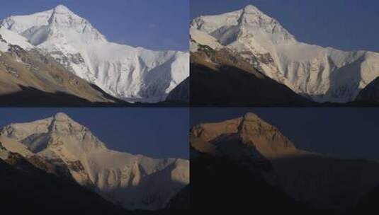 西藏雪山实景拍摄视频素材高清在线视频素材下载