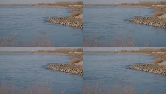大气 唯美 河流 河道 水面高清在线视频素材下载