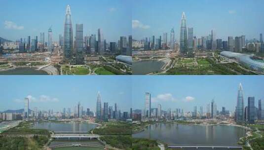 深圳南山中心区高清在线视频素材下载