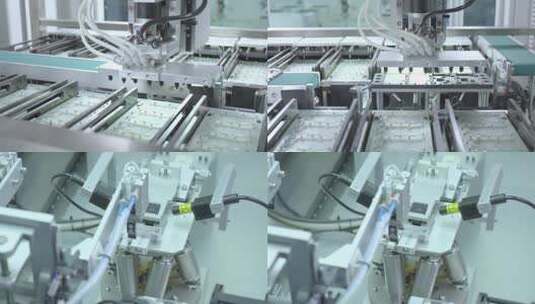 4k智能生产线工厂流水线机器生产制造高清在线视频素材下载