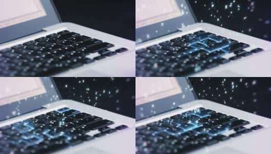 【原创】科技键盘云计算高清在线视频素材下载