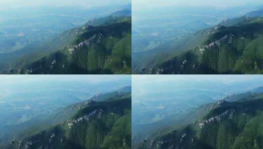 江西庐山牯岭镇自然风景航拍【4K60】高清在线视频素材下载
