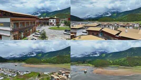 西藏自然风光航拍高清在线视频素材下载