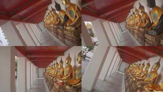 寺庙 佛教 佛像 雕像高清在线视频素材下载