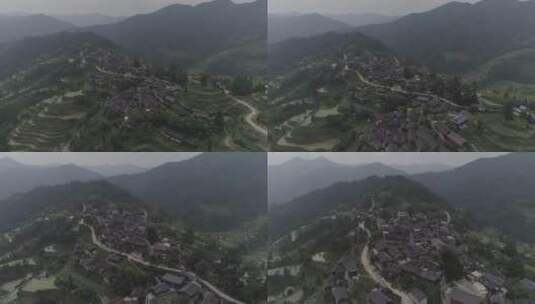 贵州古村落高清在线视频素材下载