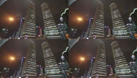 上海浦东夜景高清在线视频素材下载