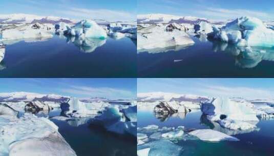 冰岛的航拍视频高清在线视频素材下载