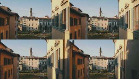 意大利佛罗伦萨城市绝美航拍高清在线视频素材下载