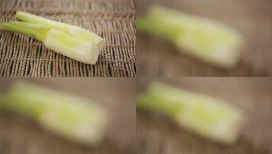 蔬菜根茎茭白高清在线视频素材下载