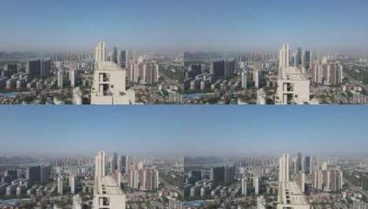 湖北武汉城市建设航拍高清在线视频素材下载