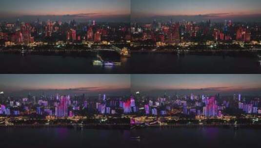 10 最新武汉原创实拍4K航拍武汉灯光秀高清在线视频素材下载