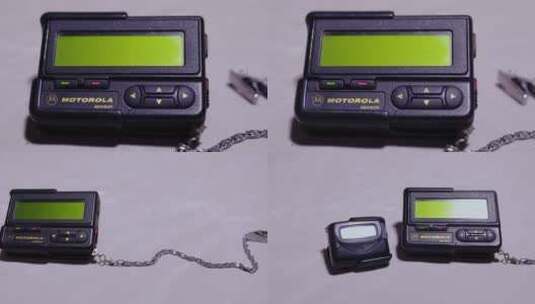 90年代BP机BB机传呼机 4K素材高清在线视频素材下载