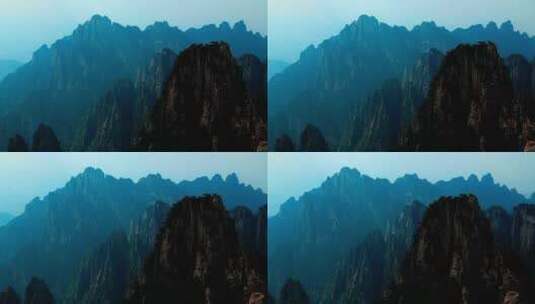 西海大峡谷的山峰高清在线视频素材下载