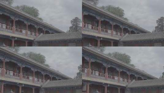 恭王府 老北京四合院高清在线视频素材下载