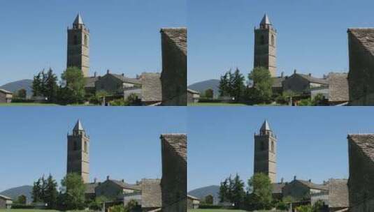 西班牙的历史建筑景观高清在线视频素材下载