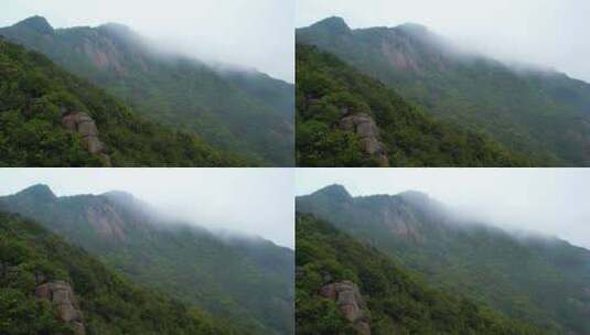 惠州博罗象头山云雾大景1高清在线视频素材下载